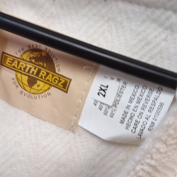 Baja Hoodie with Grateful Dead Steal Your Face on front and back - size XXL - Picture 3 of 3